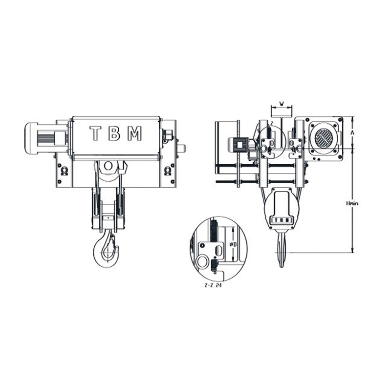 SHA7 matalakorkoinen vaijerilistin